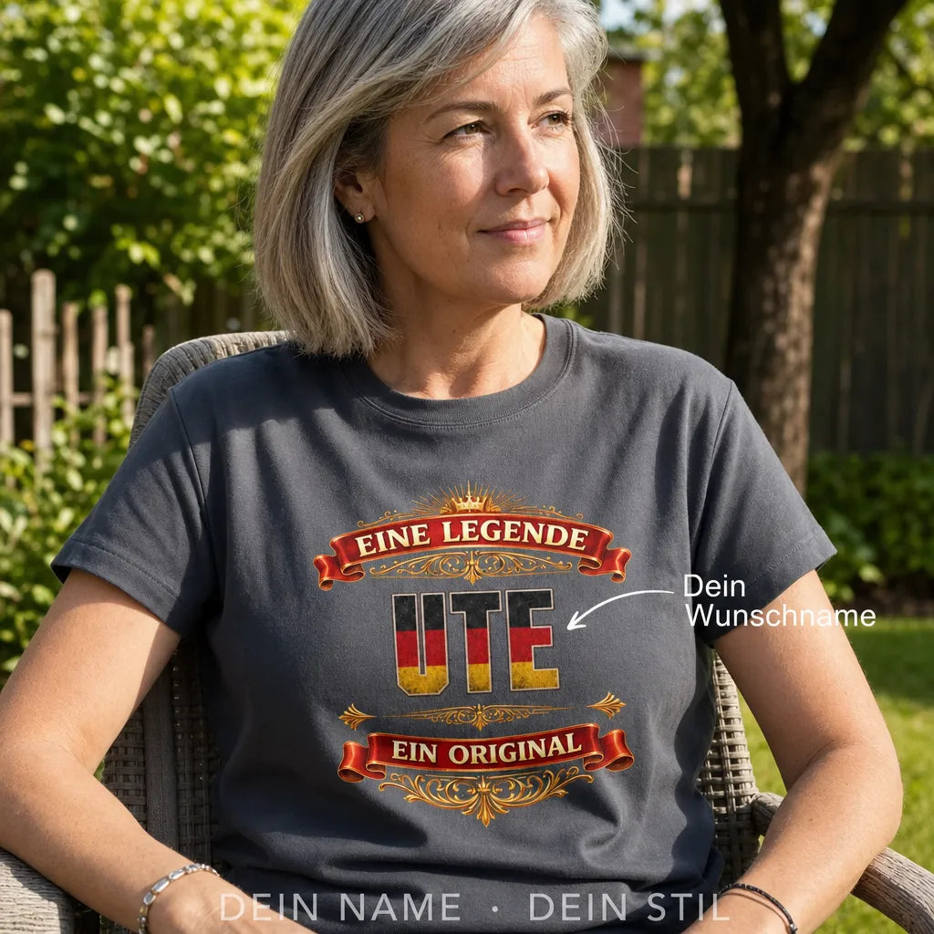 Personalisiertes Legende T-Shirt mit Namen - Eine Legende, ein Original