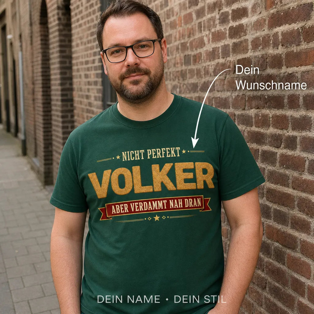 Personalisiertes Spruch T-Shirt mit Namen - Nicht jeder versteht mich