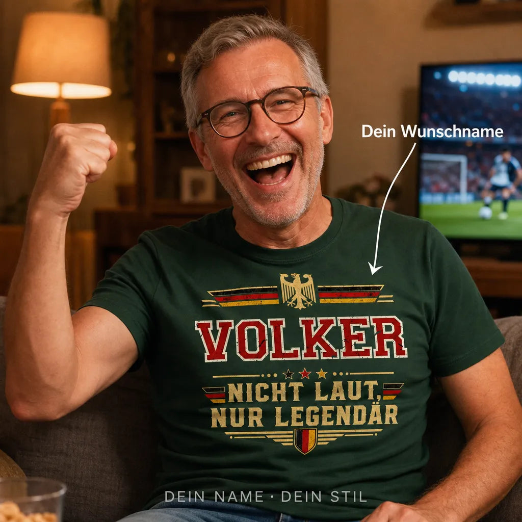 Personalisiertes Fußball T-Shirt mit Namen - Kein Trend. Ein Original.
