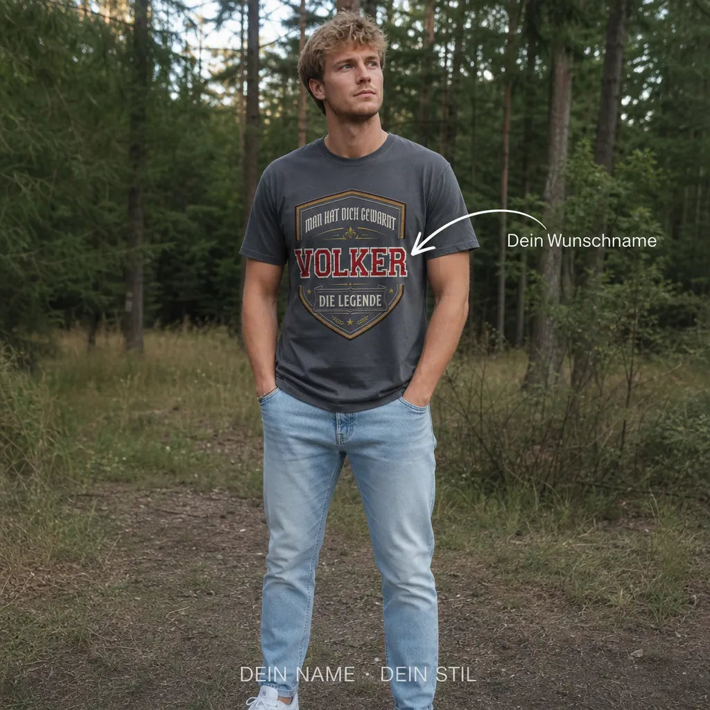 Personalisiertes Spruch T-Shirt mit Namen - Nicht mein Problem