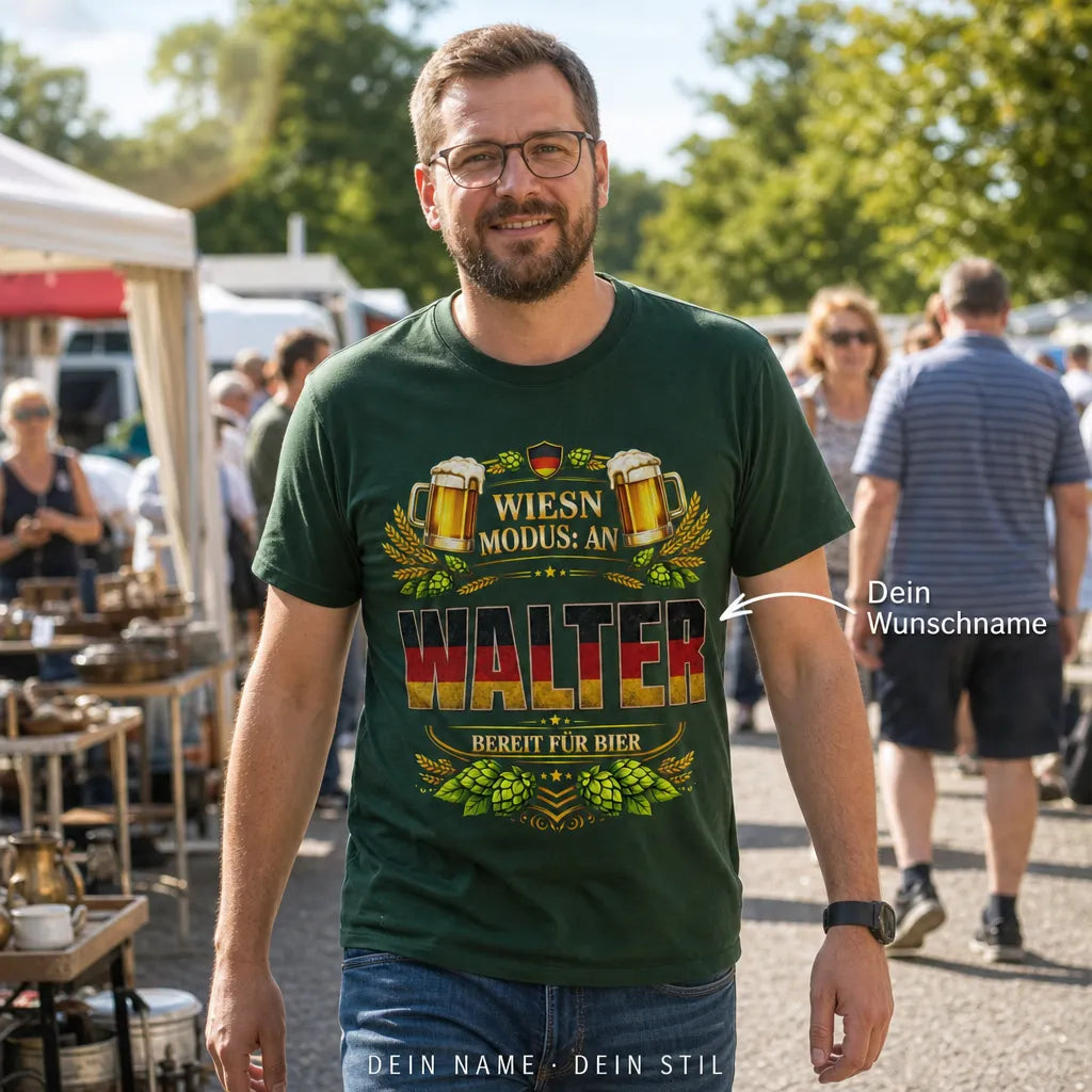 Personalisiertes Oktoberfest T-Shirt mit Namen - Du bist das Fest!
