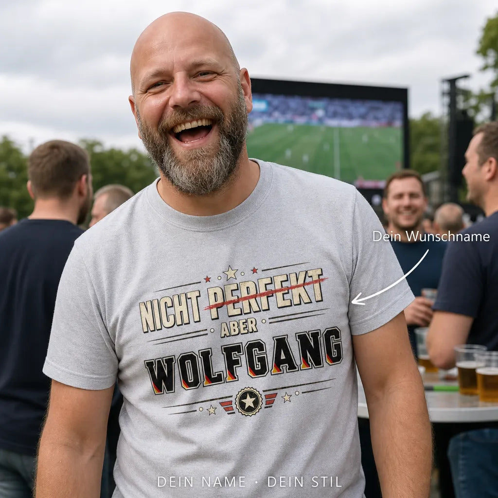 Personalisiertes Fußball T-Shirt mit Namen - Man hat dich gewarnt